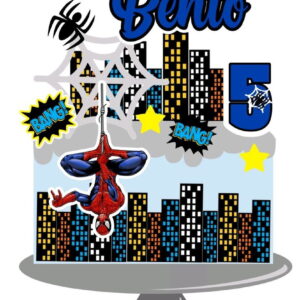 Arquivo topo de bolo homem aranha