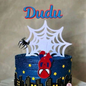 Arquivo Topo de Bolo Homem Aranha Cute #11044