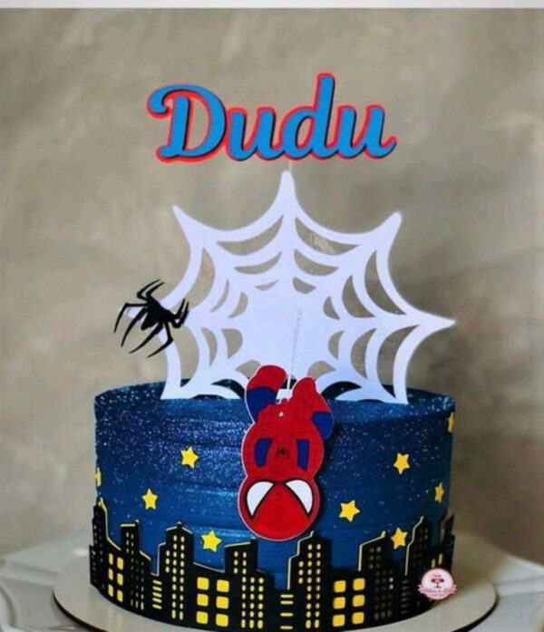 Arquivo Topo de Bolo Homem Aranha Cute #11044