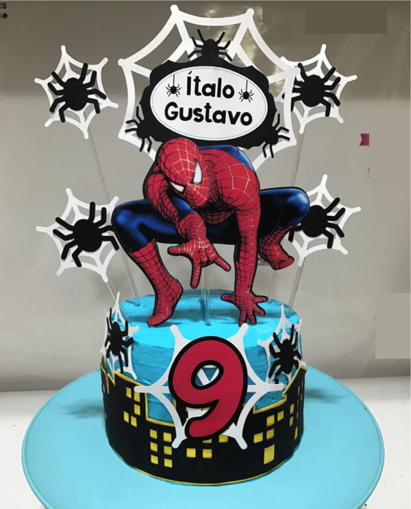 Arquivo topo de bolo- homem aranha/ STUDIO