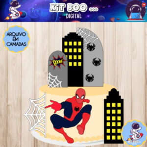 Arquivo Topo de Bolo - Homem Aranha