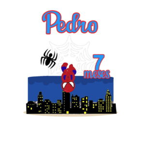 Arquivo topo de bolo homem aranha