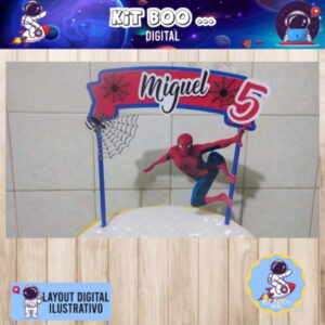Arquivo Topo de Bolo - Homem Aranha