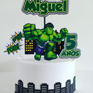 Arquivo topo de bolo hulk
