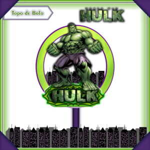 Arquivo Topo de Bolo - Hulk