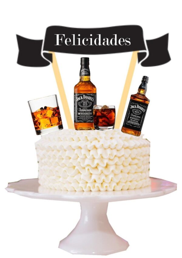 ARQUIVO TOPO DE BOLO JACK DANIELS