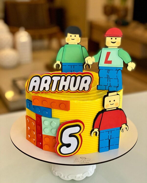 Arquivo Topo de Bolo - Lego