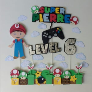 Arquivo Topo de Bolo Mario Bros .studio