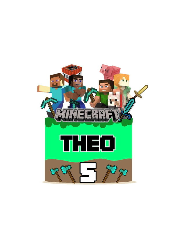Arquivo Topo de Bolo Minecraft 2