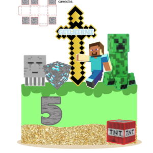 Arquivo topo de bolo minecraft