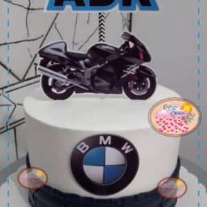 Arquivo topo de bolo MOTO BMW - 1253 STUDIO