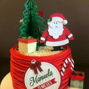 Arquivo Topo de Bolo Natal Arvore 3d