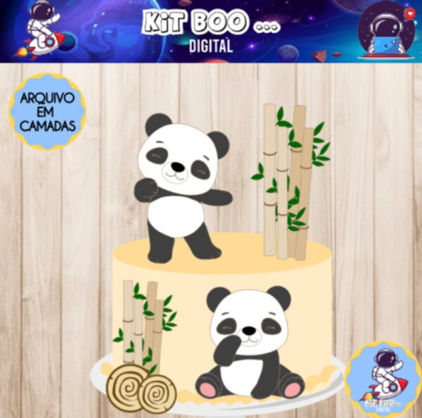 Arquivo Topo de Bolo - Panda