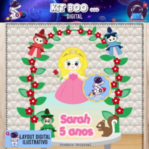 Arquivo Topo de Bolo - Princesa