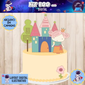 Arquivo Topo De Bolo - Princesa Cute