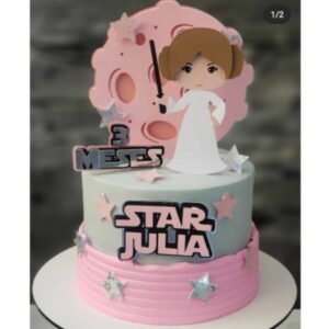 Arquivo Topo de Bolo - Princesa Leia