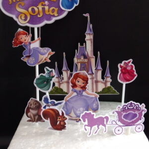 Arquivo Topo de Bolo - Princesa Sofia
