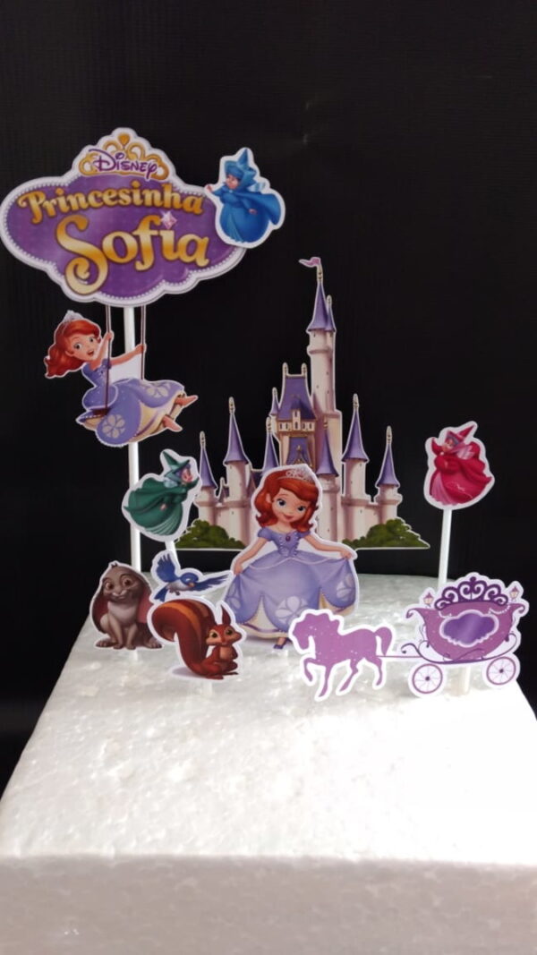 Arquivo Topo de Bolo - Princesa Sofia
