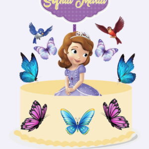 Arquivo Topo de Bolo - Princesa Sofia