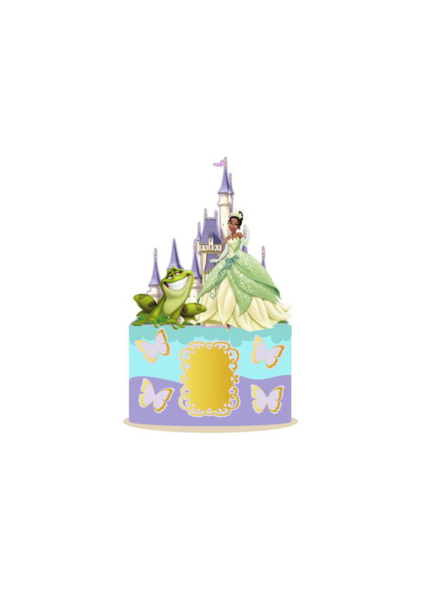 Arquivo Topo de Bolo Princesa Tiana
