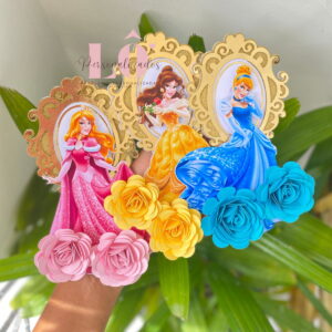 Arquivo Topo de Bolo Princesas Disney
