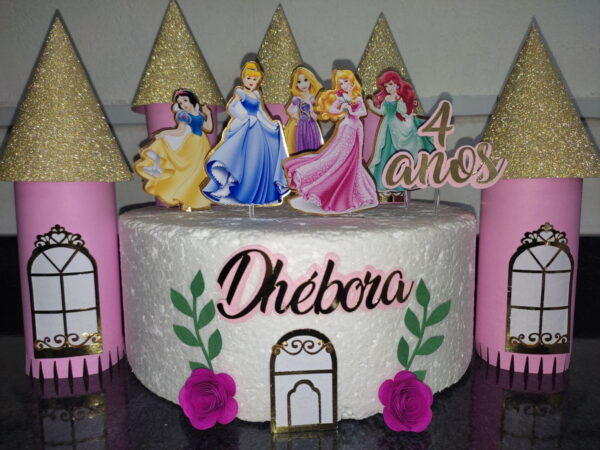 Arquivo Topo de Bolo Princesas Disney