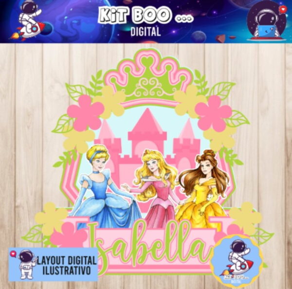 Arquivo Topo de Bolo - Princesas