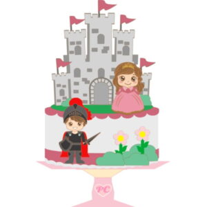 Arquivo Topo De Bolo - Príncipe E Princesa Cute