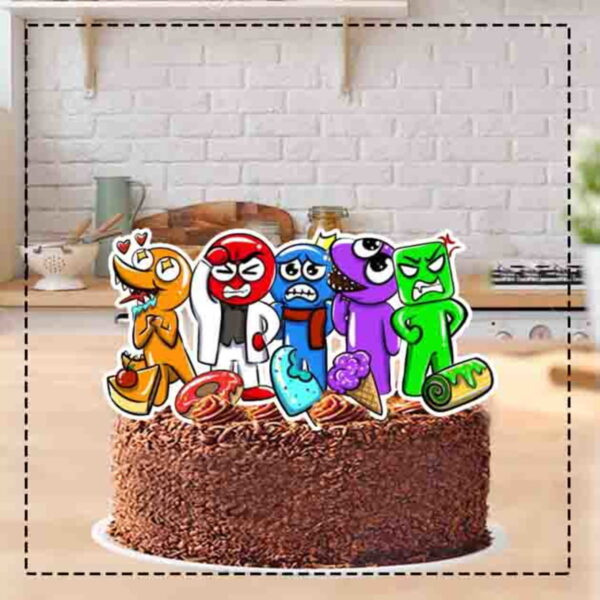 Arquivo Topo de Bolo Rainbow Friends - Compre 1 Ganhe Outro - Image 2
