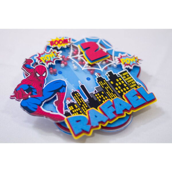 ARQUIVO TOPO DE BOLO SHAKER HOMEM ARANHA #15085