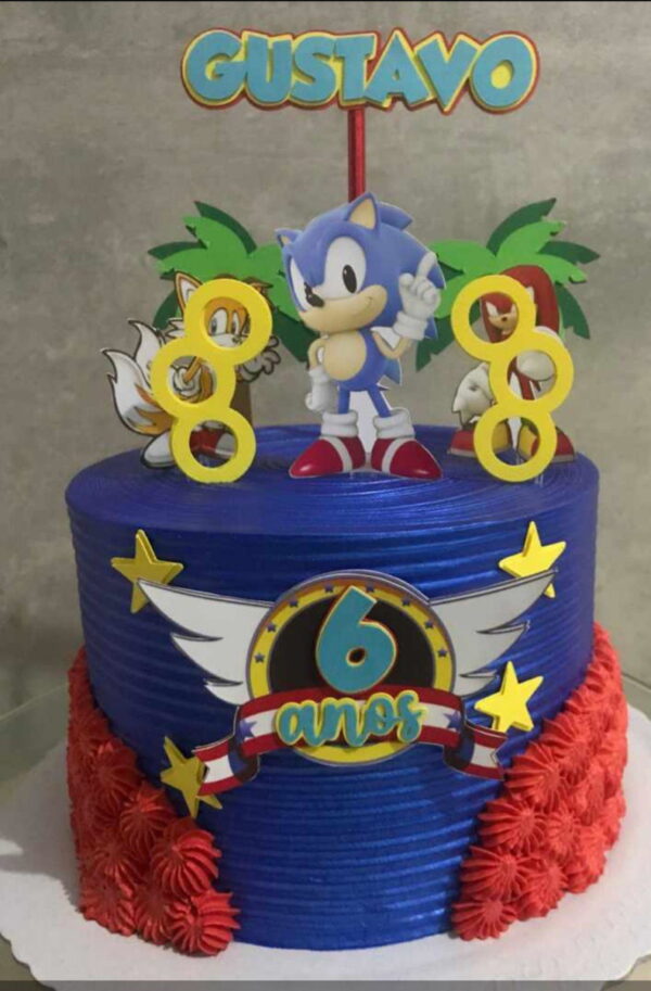 Arquivo Topo de Bolo - Sonic em Camadas