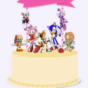 Arquivo Topo de Bolo - Sonic Menina