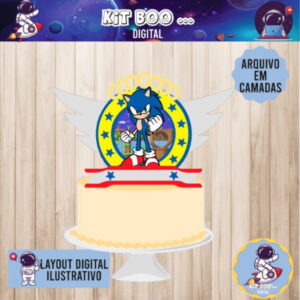 Arquivo Topo de Bolo - Sonic