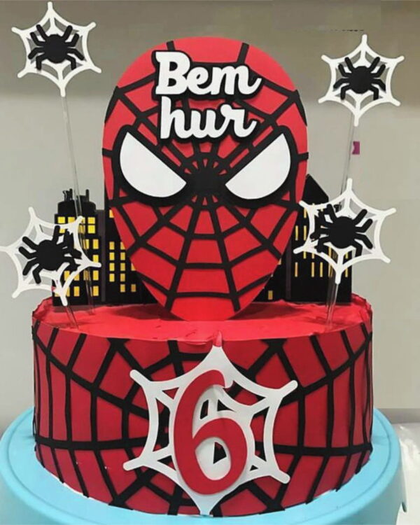 Arquivo Topo de Bolo .studio Homem Aranha