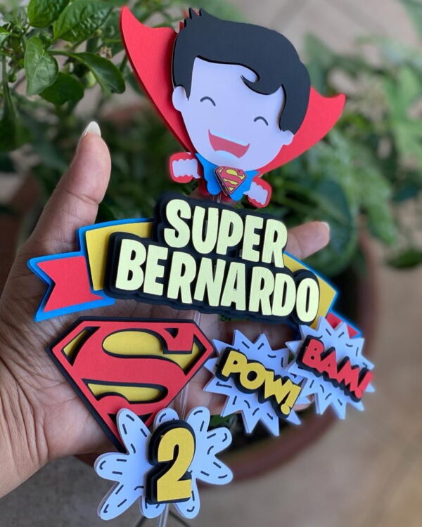 Arquivo Topo de Bolo - Super Homem