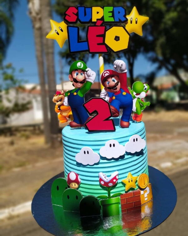 Arquivo Topo de Bolo Super Mario - Imagem 2