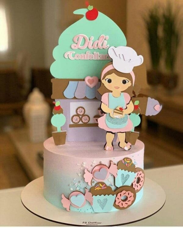 Arquivo Topo de Bolo Tema Confeitaria