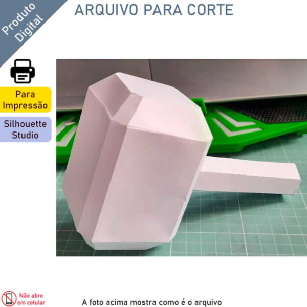 ARQUIVO Topo de bolo Thor +1 arquivo da loja - Imagem 2