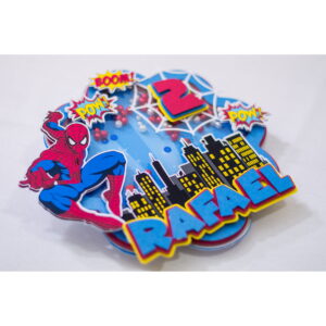 Arquivo topo de bolo- topo Shaker homem aranha/ STUDIO