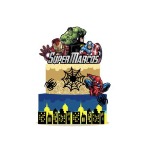 Arquivo Topo de Bolo Vingadores 1