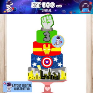Arquivo Topo de Bolo - Vingadores