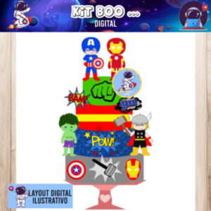 Arquivo Topo de Bolo - Vingadores