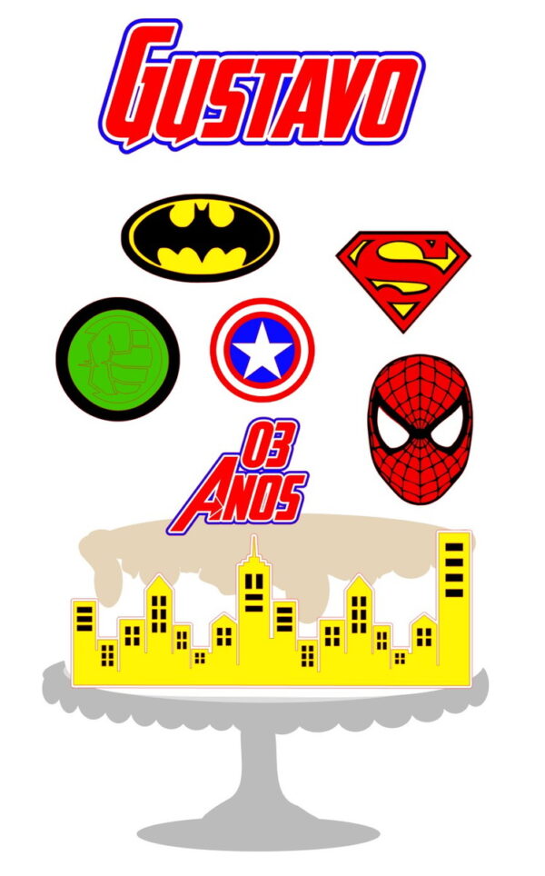 Arquivo Topo de Bolo - Vingadores