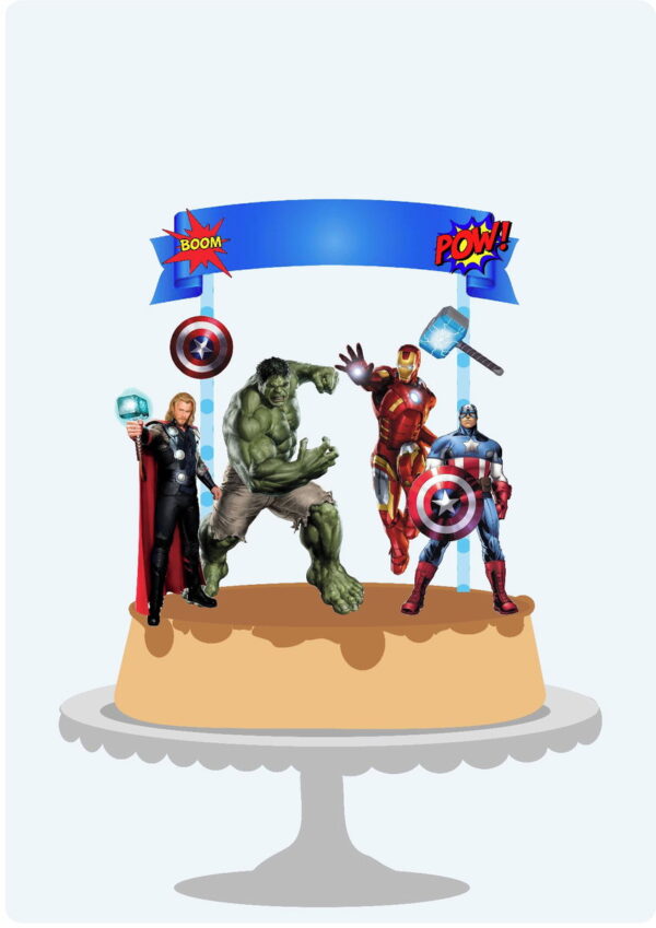 Arquivo Topo de Bolo - Vingadores