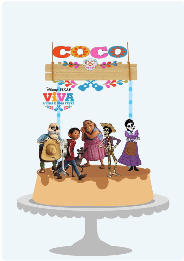 Arquivo Topo de Bolo - Viva a Vida é uma Festa