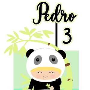 Arquivo Topo Menino Panda Cute Em Camadas