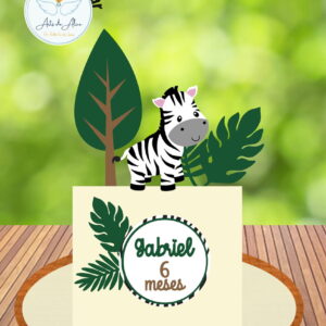 Arquivo Topo Zebra Cute Em Camadas