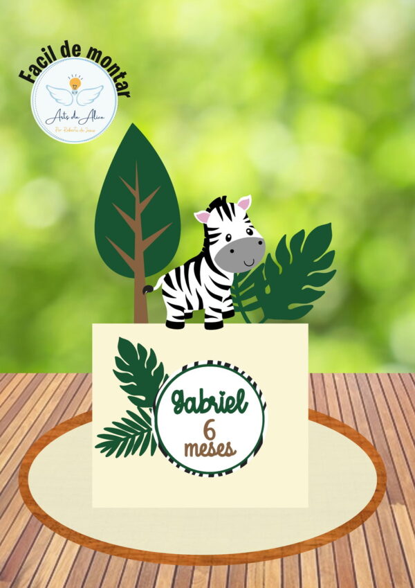 Arquivo Topo Zebra Cute Em Camadas