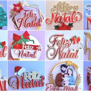 Arquivos de Corte Combo Topos Natal