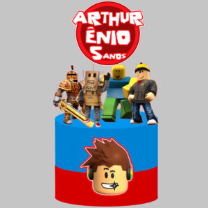 Arquivos de Corte/topo de Bolo - 4 Topos Roblox